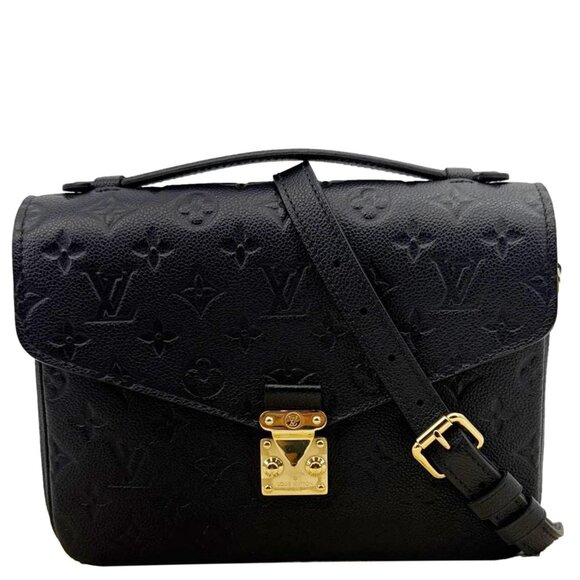 Louis Vuitton Handbags - Louis Vuitton  Metis Pochette Empreinte Leather Crossbody Bag Black